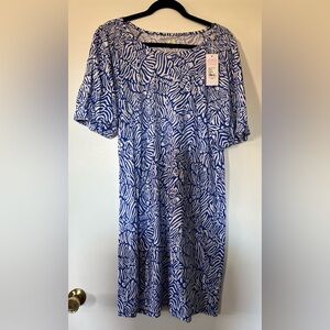 NWT Lilly Pulitzer Rosen Dress - Zebras - XL
